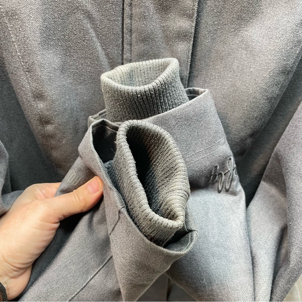 Firefly Anita Parka Womens Small Grey Faux Fur Hood Aquabase Elite Jacket - Picture 7 of 13